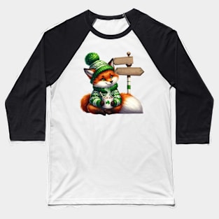 St Patricks Fox Baseball T-Shirt